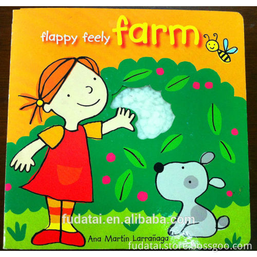 FDT customized fantastic and cheap baby touch and feel board book with hard cover